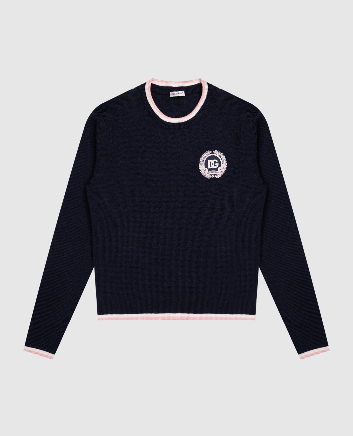 

Children's blue wool sweater with logo Dolce&Gabbana