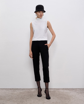 Brunello Cucinelli Black pants with wool MP005P1367y