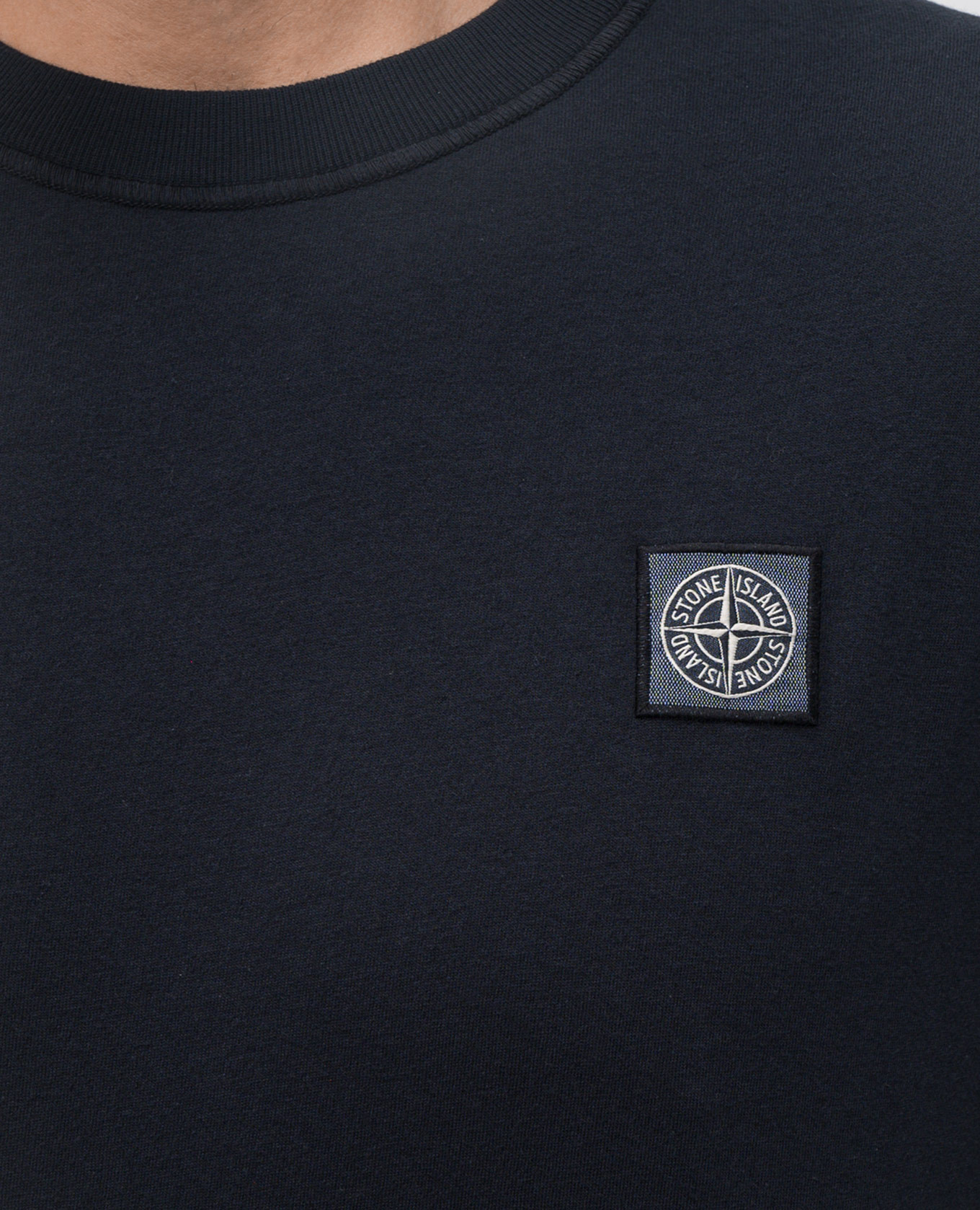 

Blue longsleeve with logo patch Stone Island