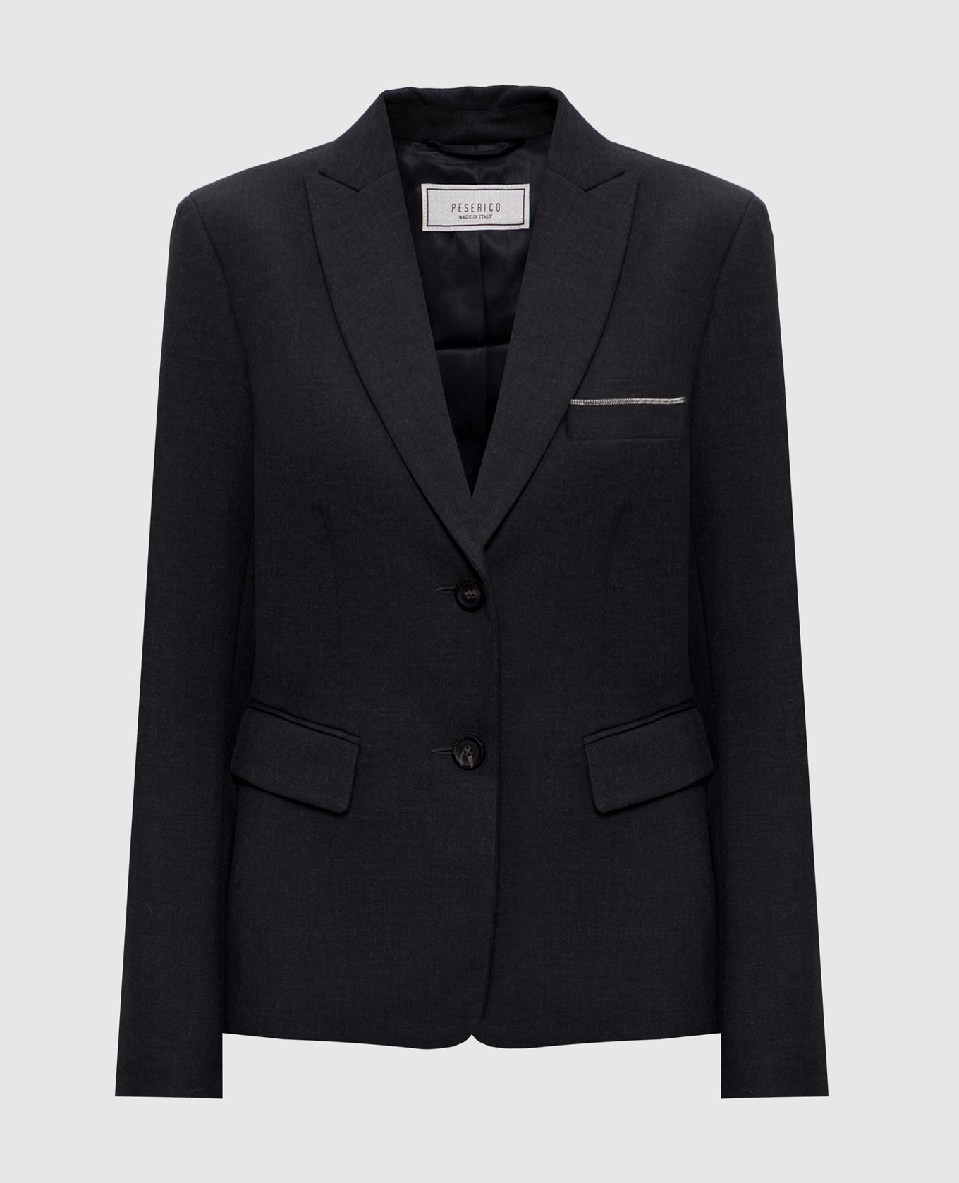 

Gray jacket with monil chain Peserico, Grey