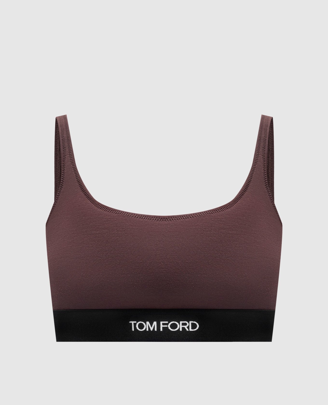 

Brown top with contrast logo Tom Ford