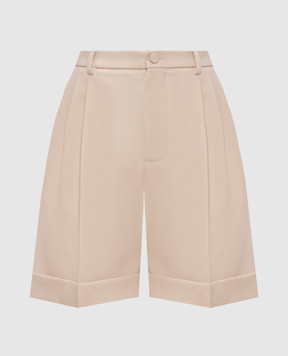 Valentino Beige wool bermuda shorts with lapels 7V3RDE309EB