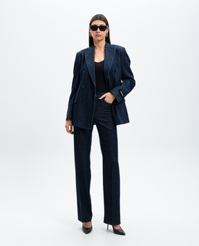 Dolce&Gabbana Blue double-breasted jacket F2941DG8LW8