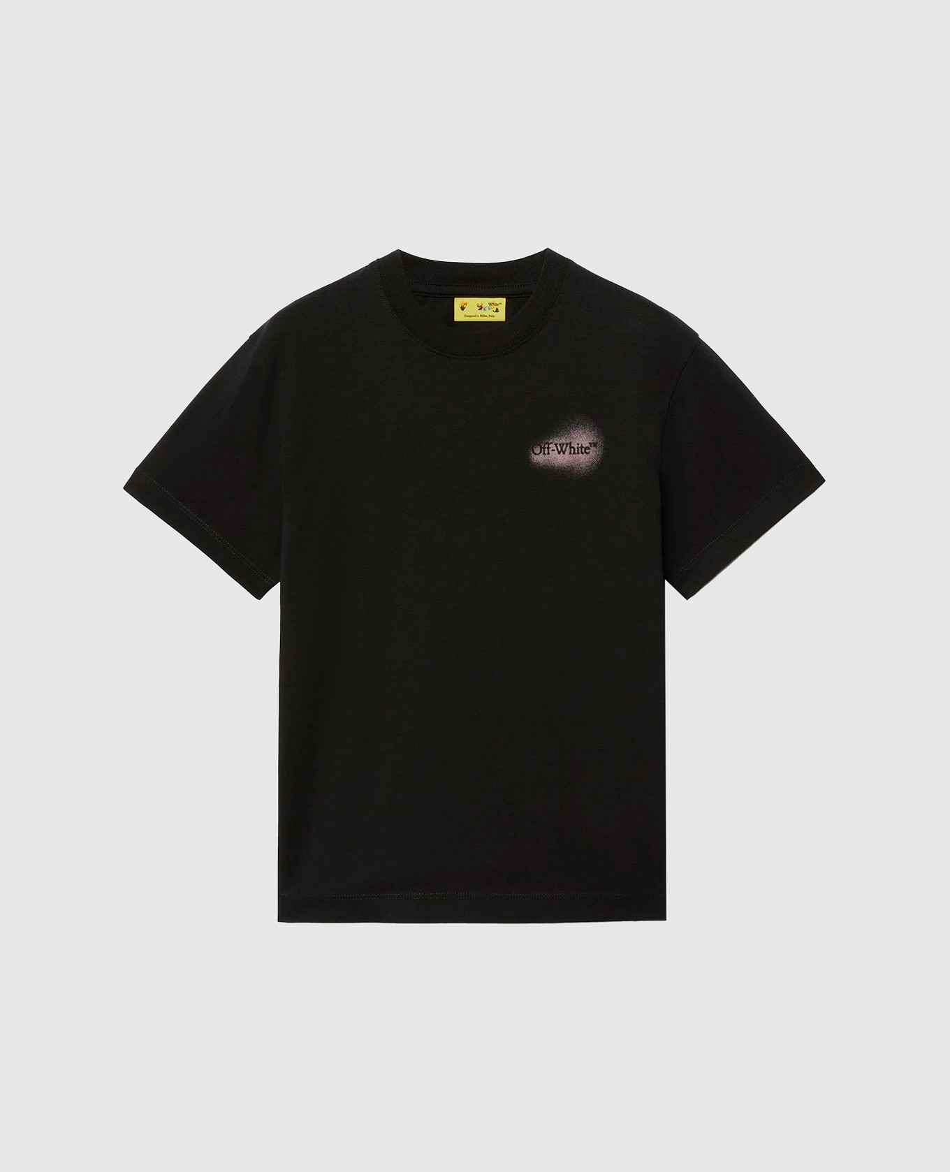 

Children's black T-shirt with logo print Off-White