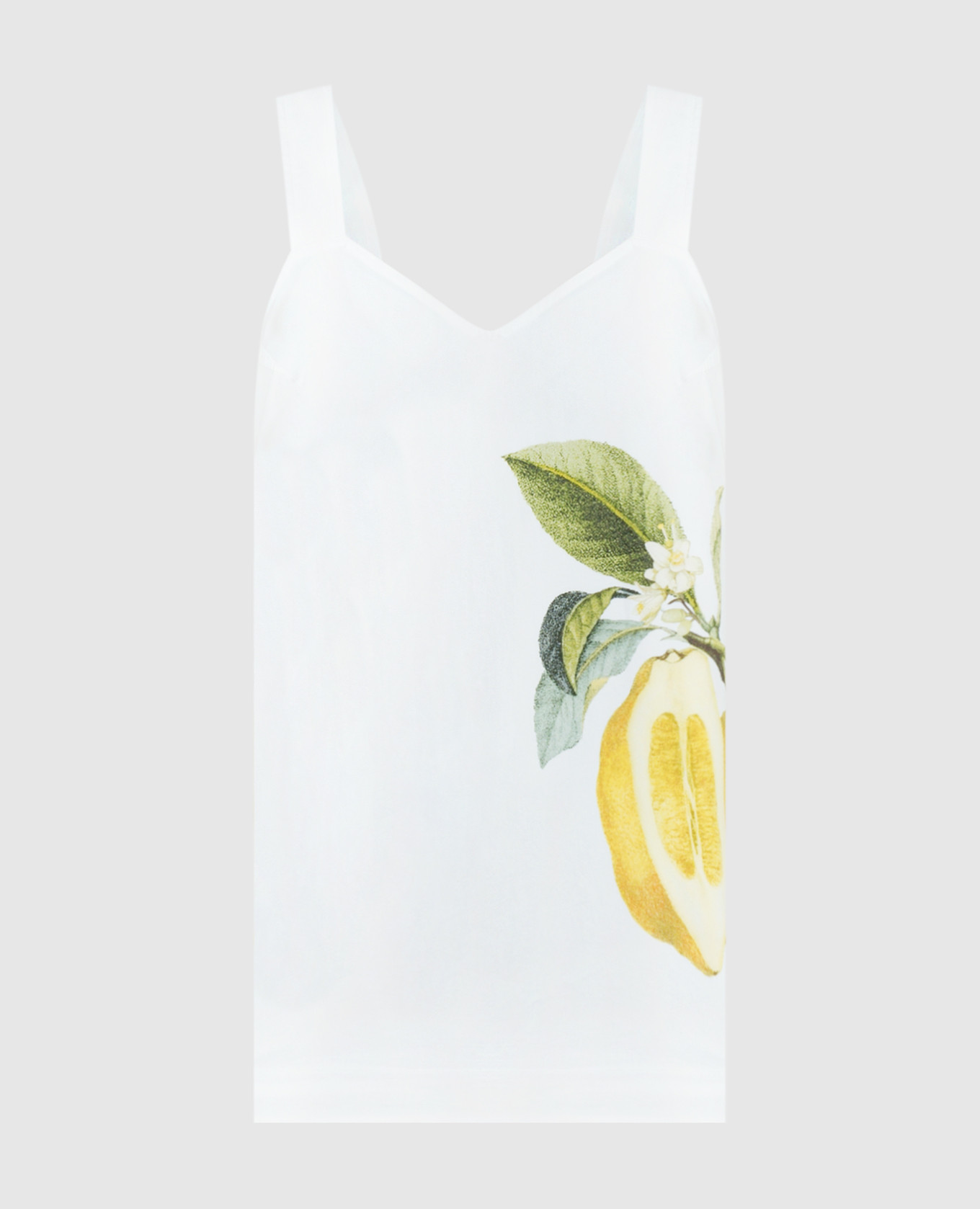 

Ultra white top with print Max Mara Sportmax