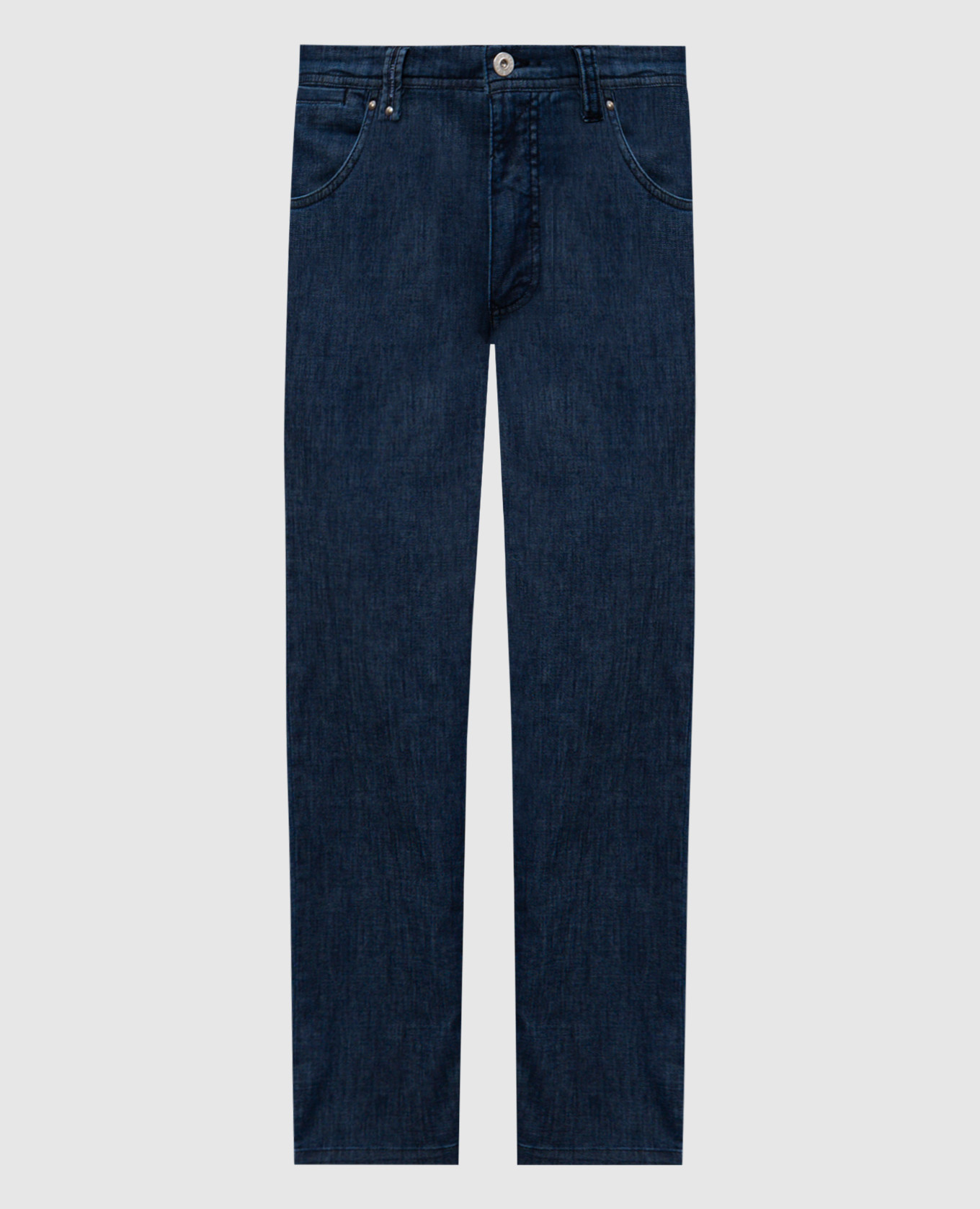 

Blue jeans with logo patch Florentino