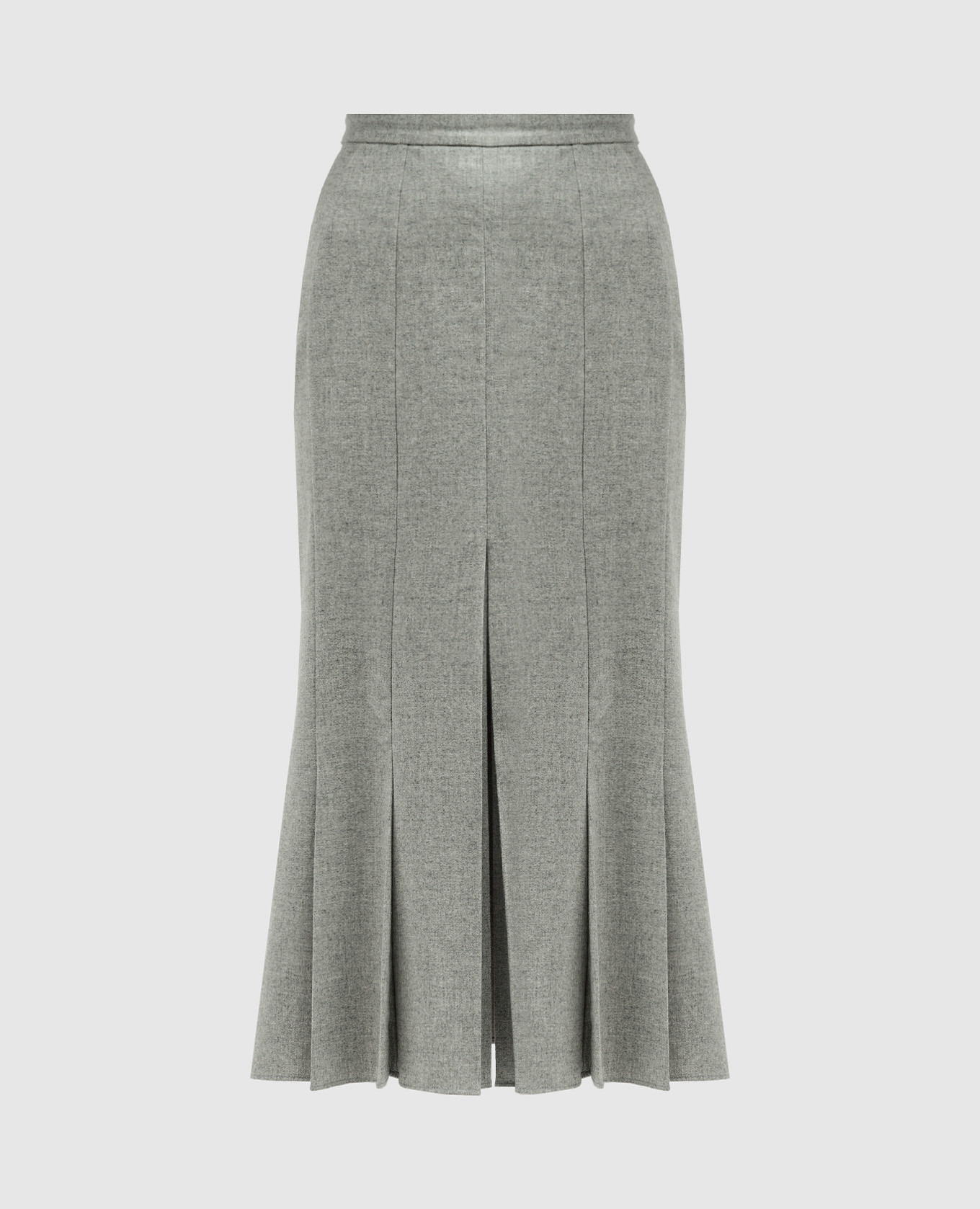 

Gray pleated wool skirt Ermanno Scervino, Grey