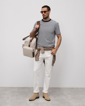 Brunello Cucinelli Striped T-shirt MR8211359P
