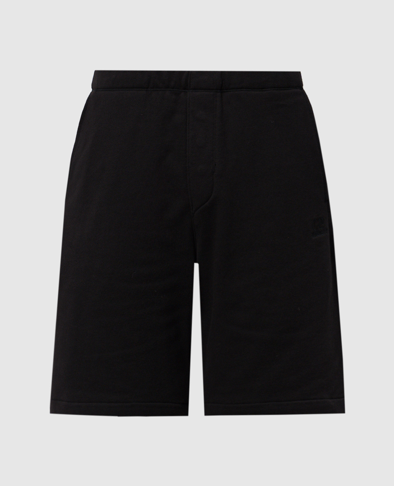 

Black shorts with logo embroidery C.P. Company