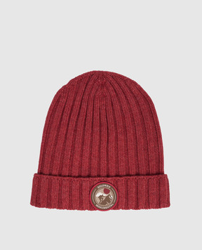 Brunello Cucinelli Children's red cashmere hat B22M90070C