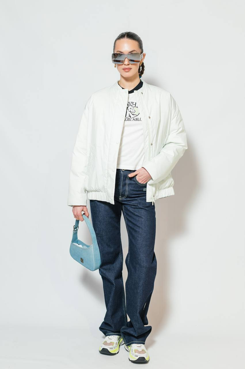 

Black jeans with contrast trim and logo patch Off-White, Blue