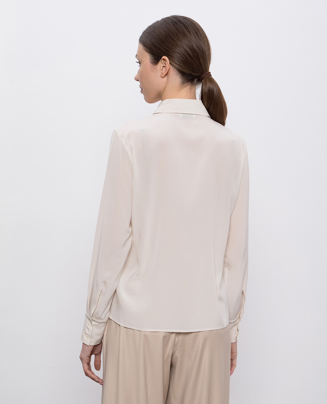 

Beige silk blouse Peserico