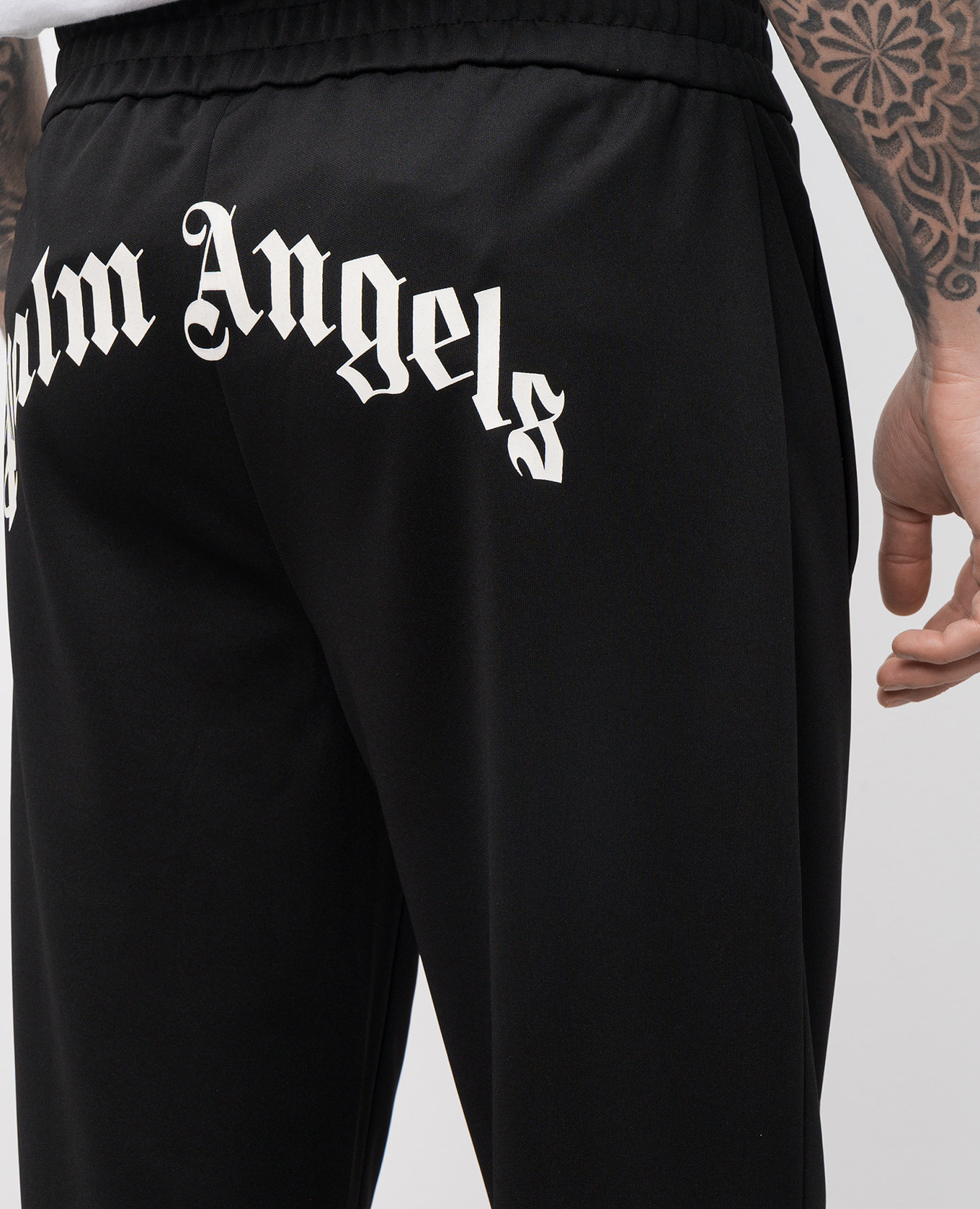 

Black sweatpants with logo print Palm Angels