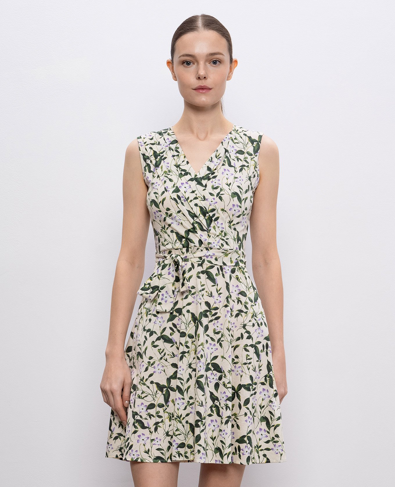 

Beige OSIRIS dress with floral print Max Mara Weekend