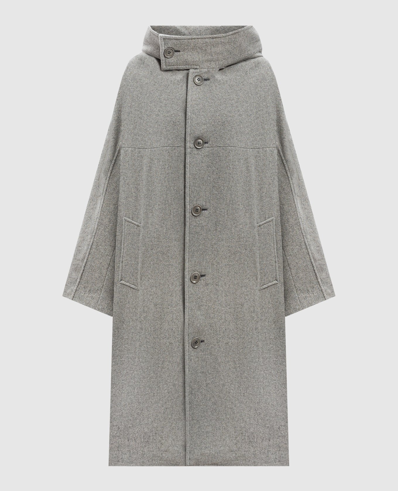 

Gray coat made of wool Y`S Yamamoto, Grey