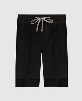 Cashmere&Whiskey Black linen shorts 2555