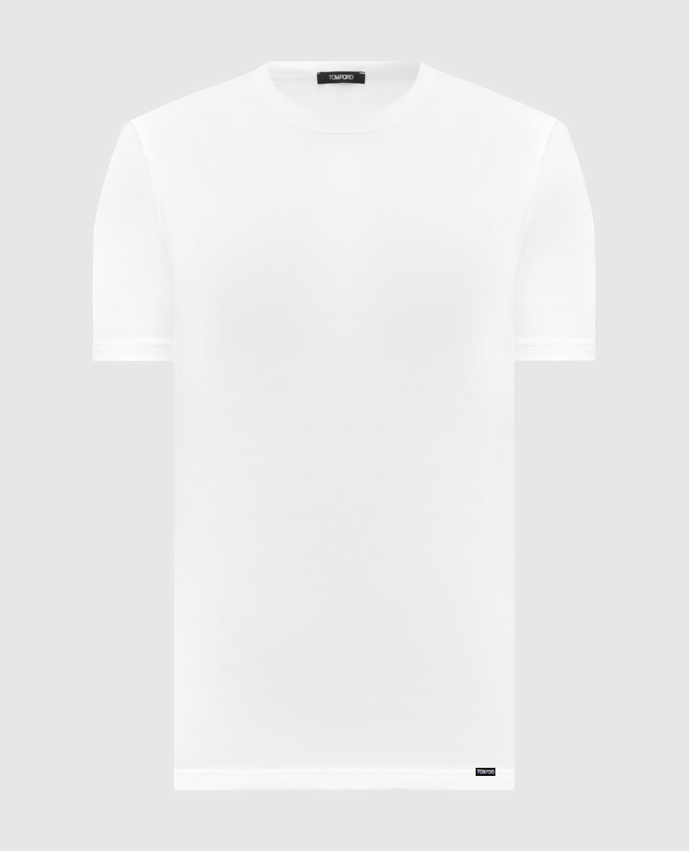 White T-shirt with logo Tom Ford