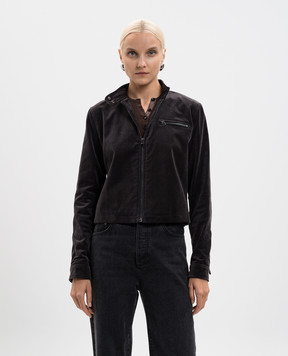Magda Butrym Brown velvet jacket JACKET02132725
