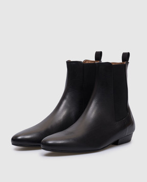 Marsell Miniblocco black leather chelsea boots MW8368093