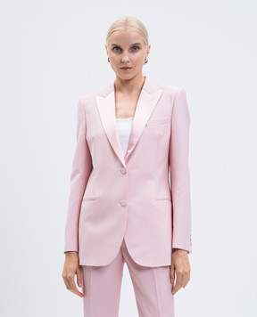 Alexander McQueen Pink wool and silk jacket 842478QJAEK