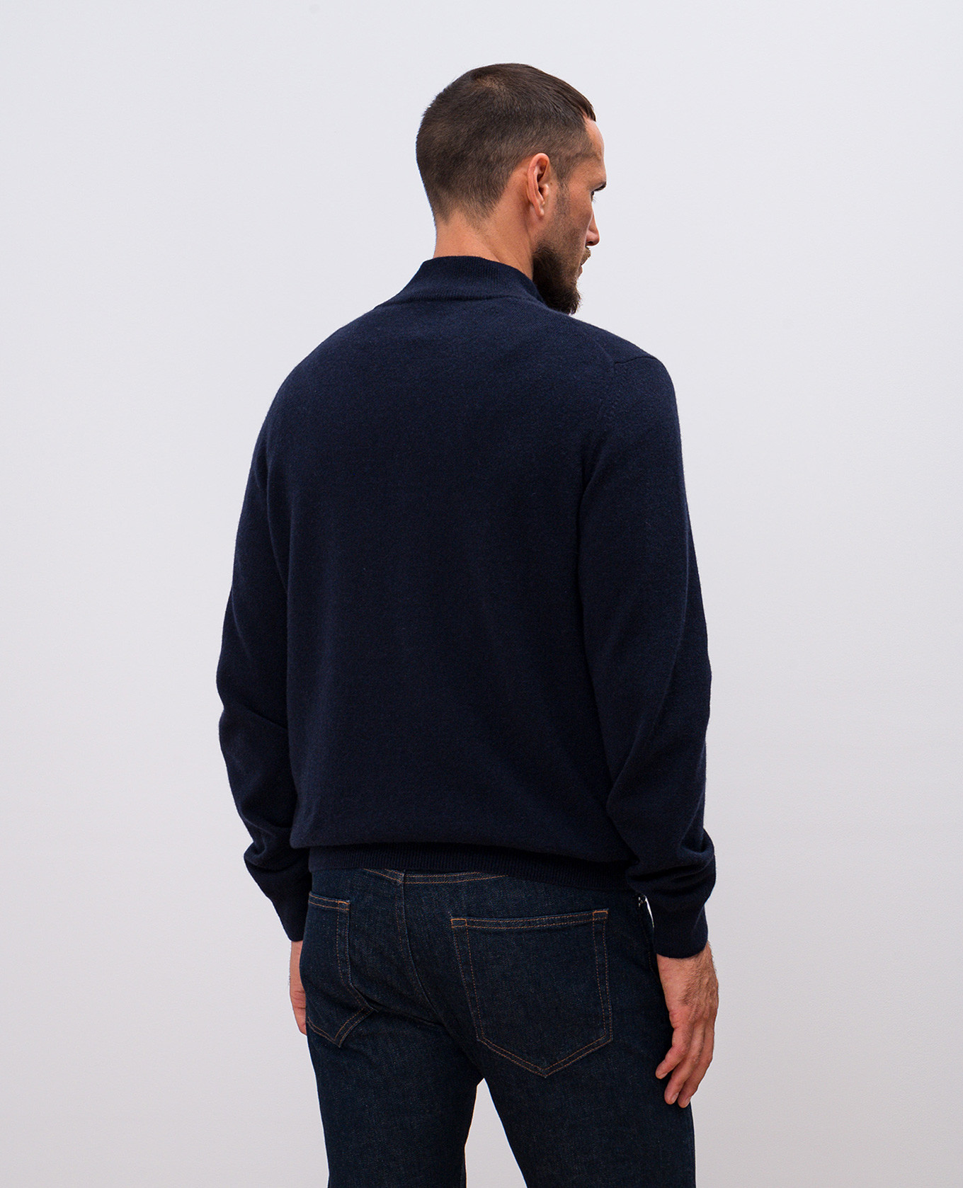 Blue cashmere jumper Cashmere&Whiskey 4