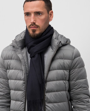 MooRER Blue KADE cashmere scarf KADEAE4