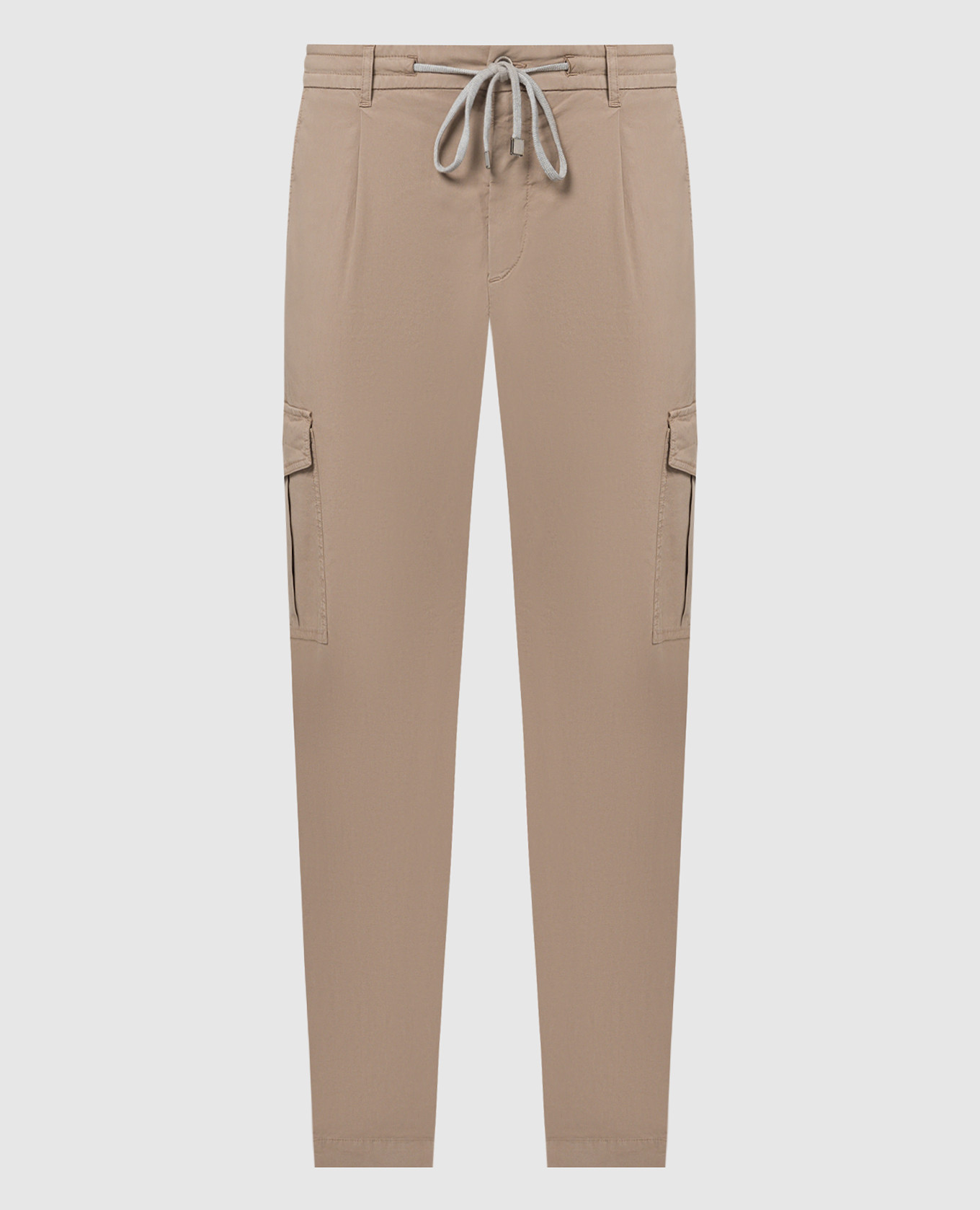 

Beige logo cargo pants Peserico, Бежевый