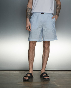 Vetements Blue logo shorts UE64SS400WB