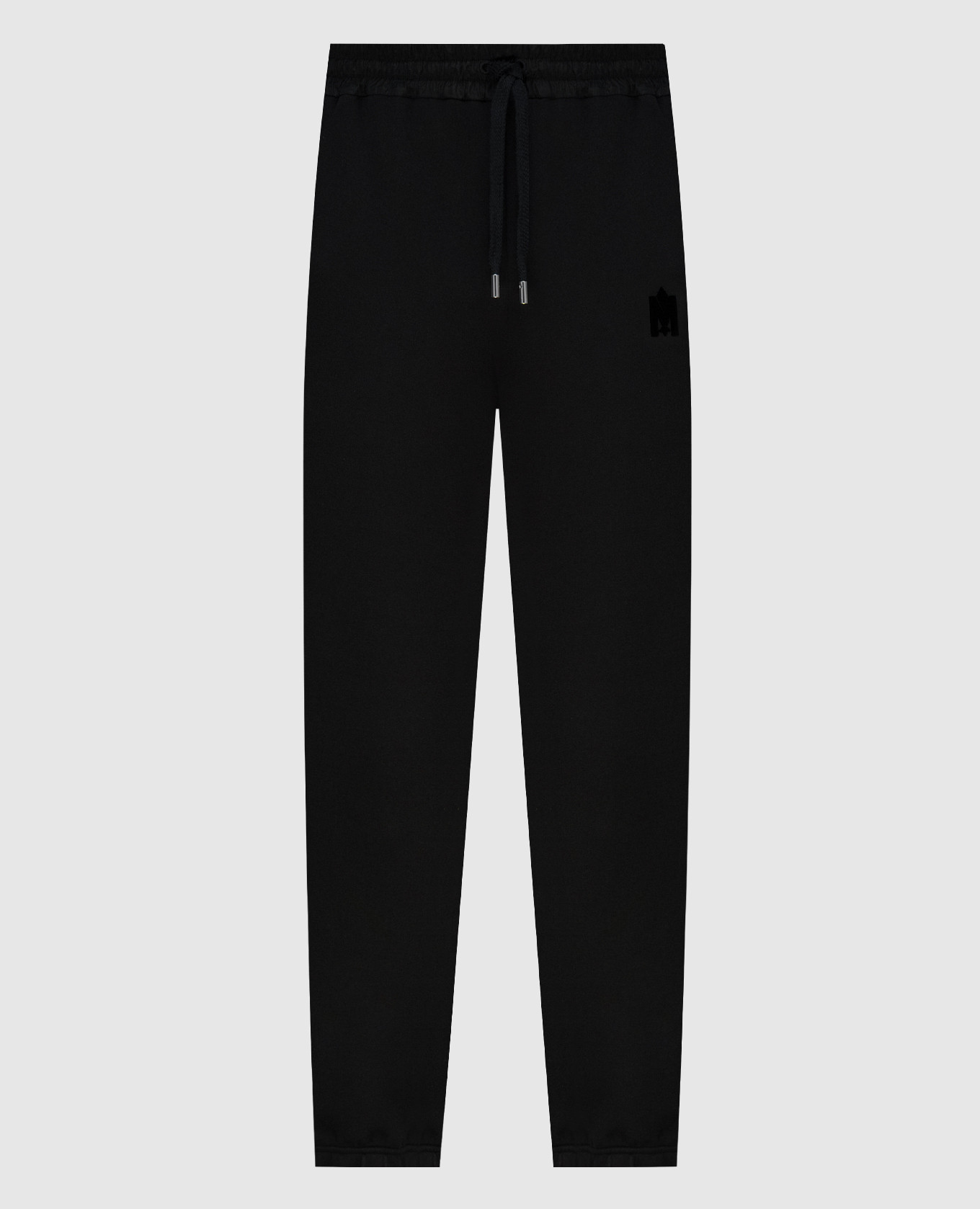 

Black NEV-V joggers with textured logo patch Mackage
