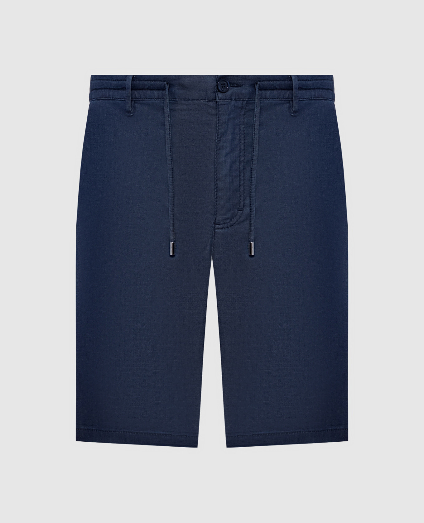 

Blue shorts with embroidered monogram logo Stefano Ricci