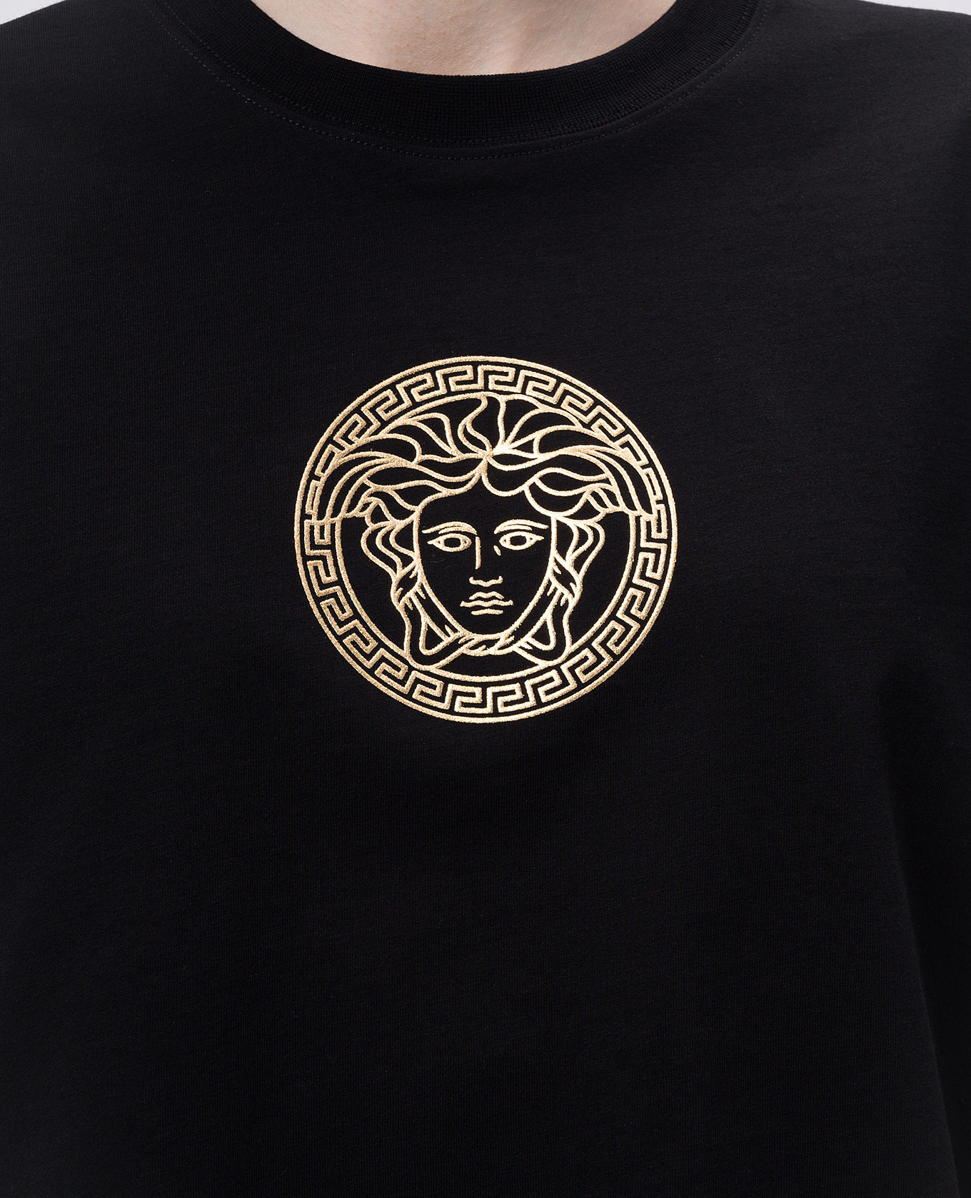 

Black Medusa Cropped T-Shirt Versace