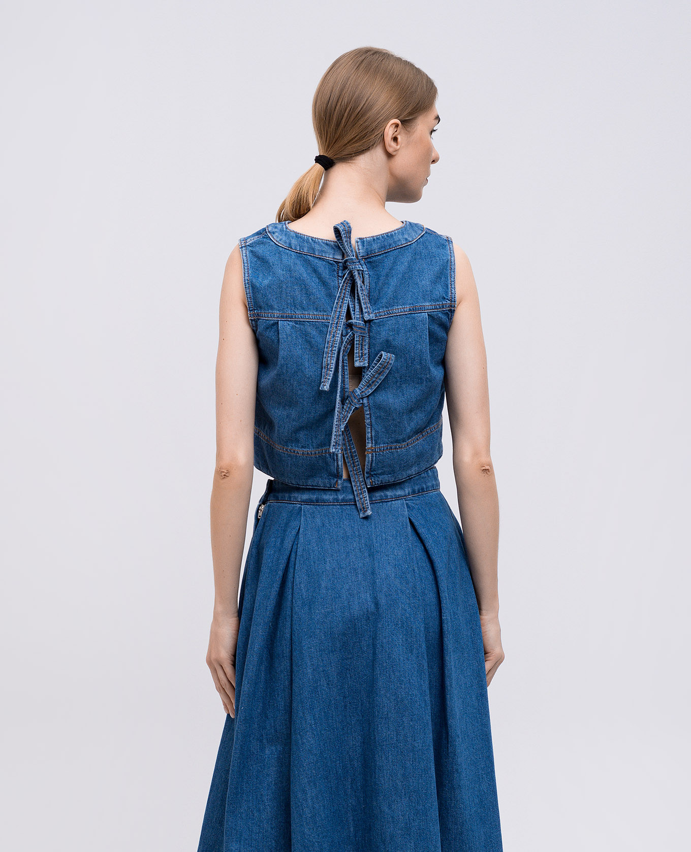 

Blue denim vest MAGIA Max Mara Weekend