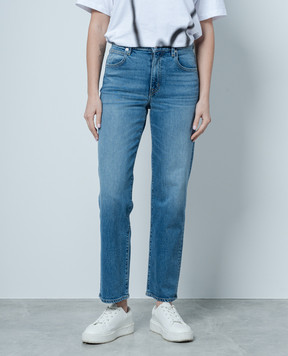 SLVRLAKE Blue Sophie jeans with a distressed effect SOPJ701SSL1918
