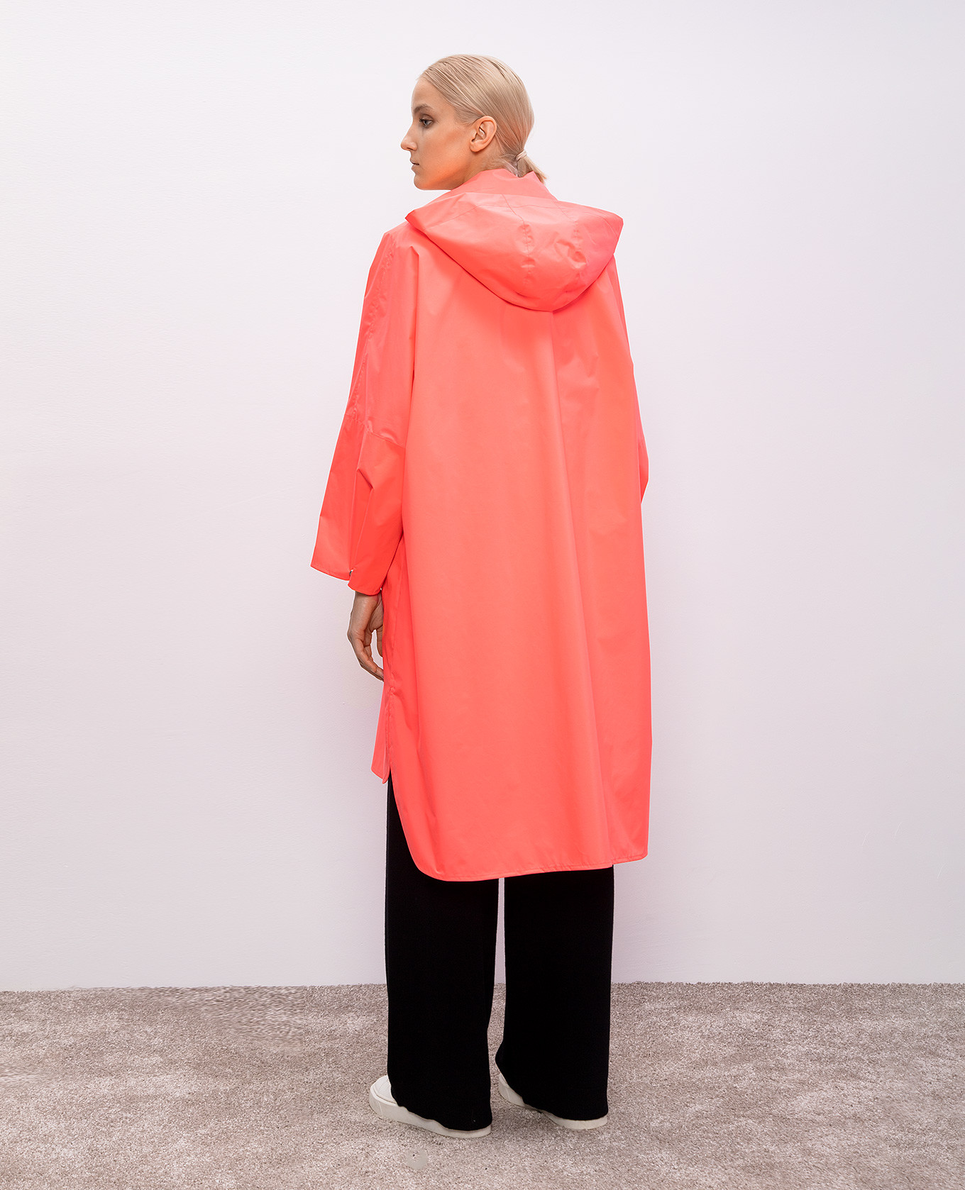 Pink double-layered raincoat Yves Salomon Army 4