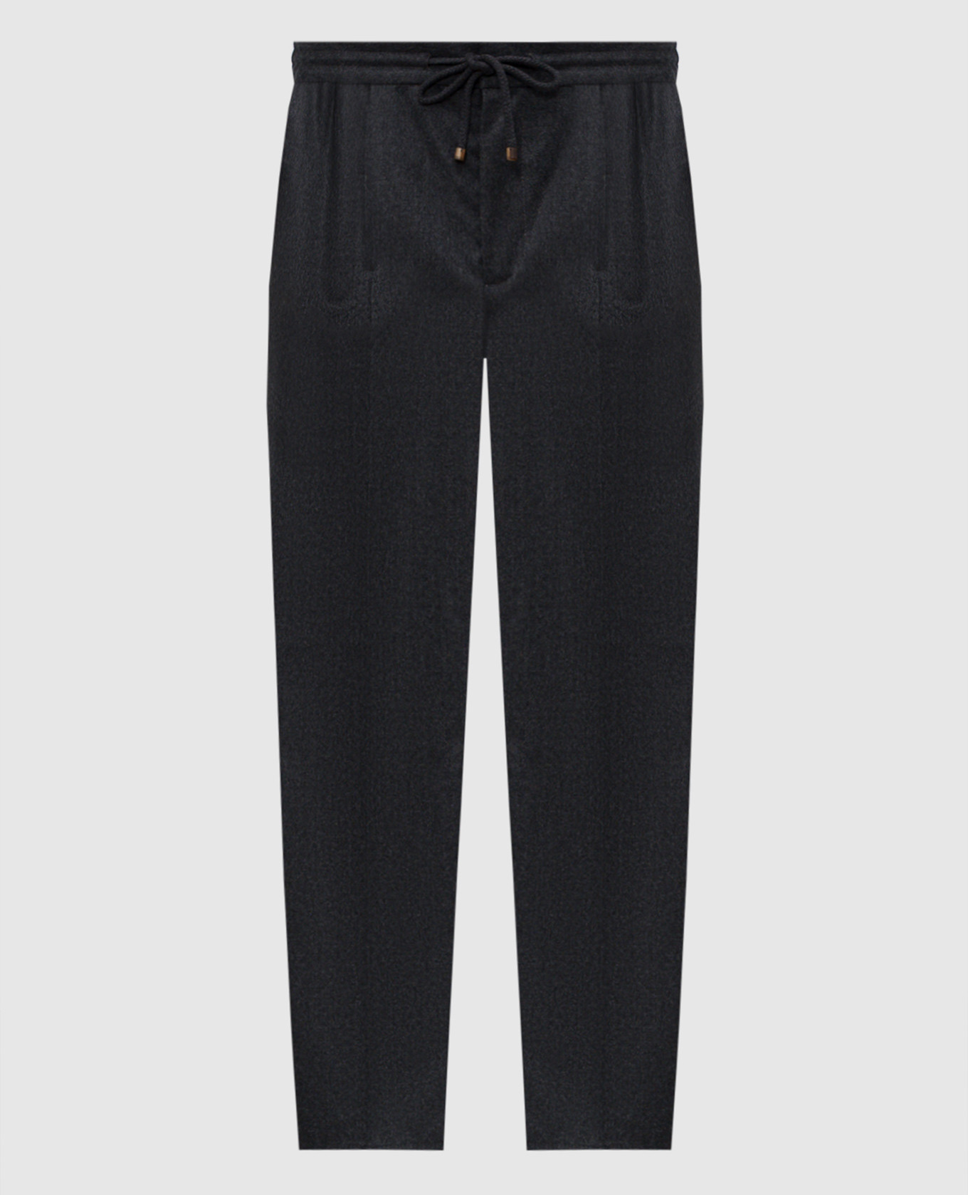 Gray wool pants Brunello Cucinelli
