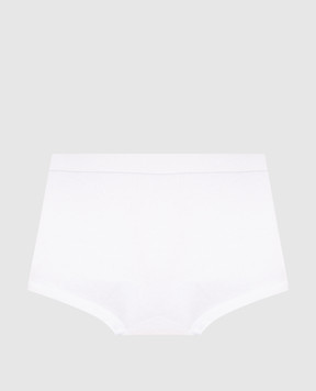 RiminiVeste Gasolino children's white boxer briefs with Winner driver print U3444