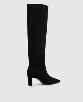 Khaite Black suede Ona boots F1099964