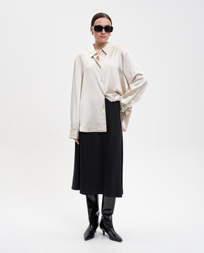 LISA YANG Beige silk blouse 2025201