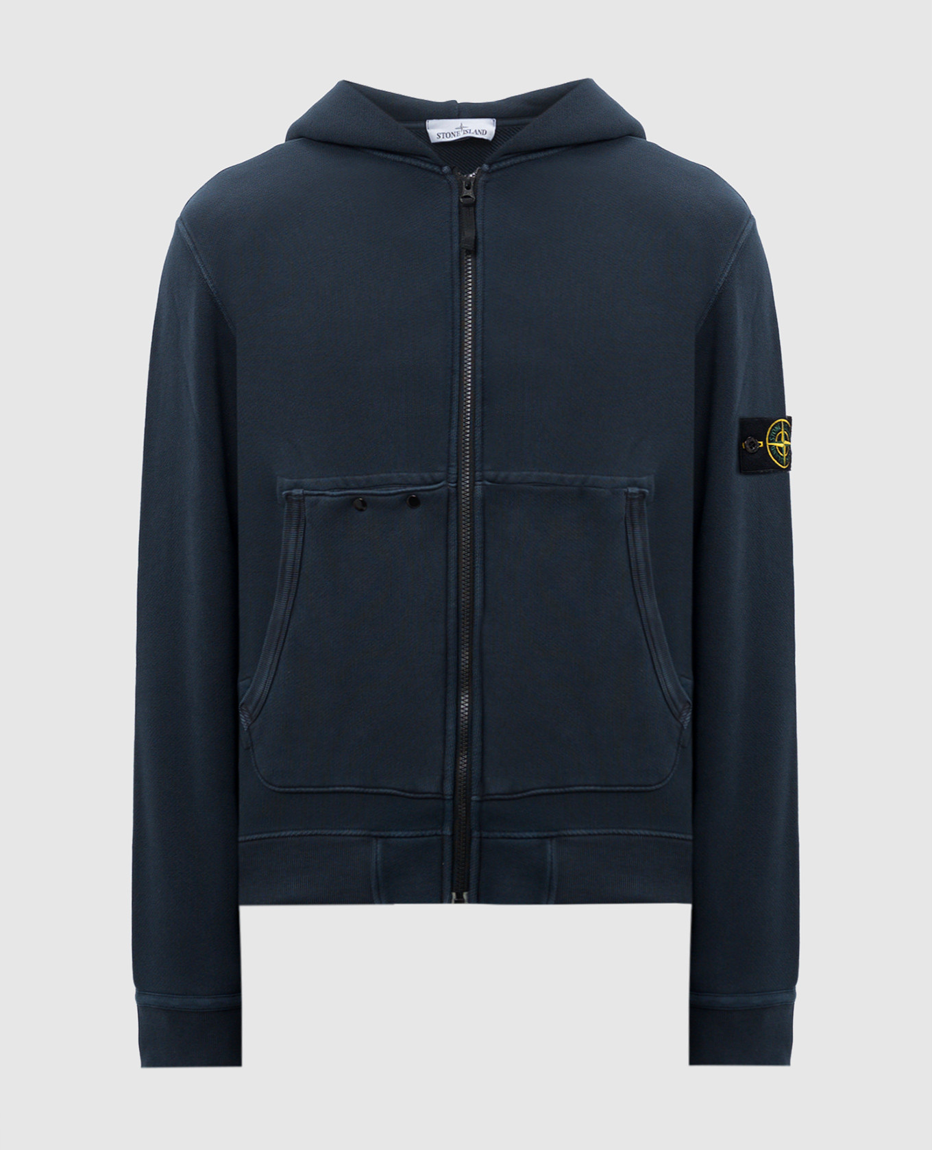 

Blue sports jacket with logo Stone Island, Черный
