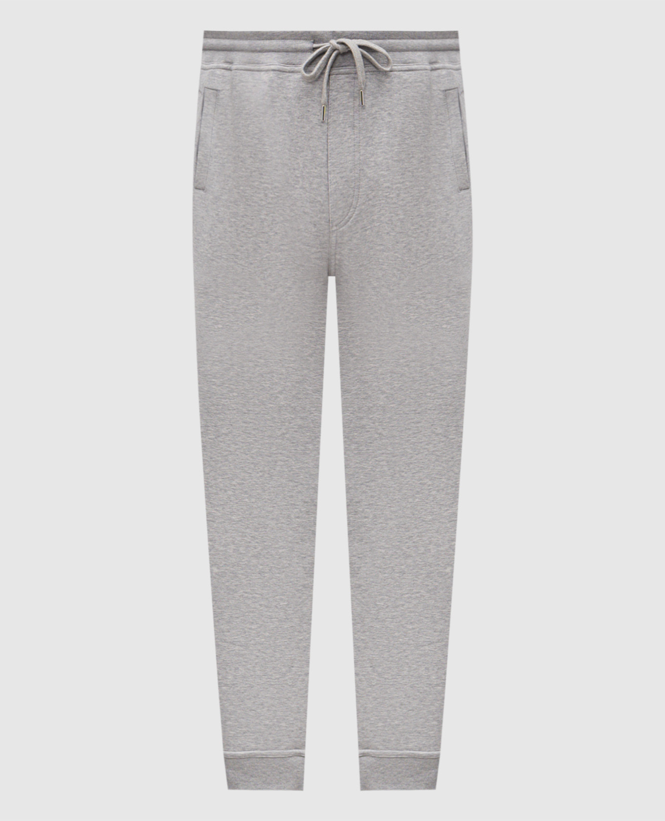 Grey melange joggers Brunello Cucinelli
