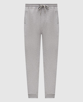 Brunello Cucinelli Grey melange joggers MM8313233G