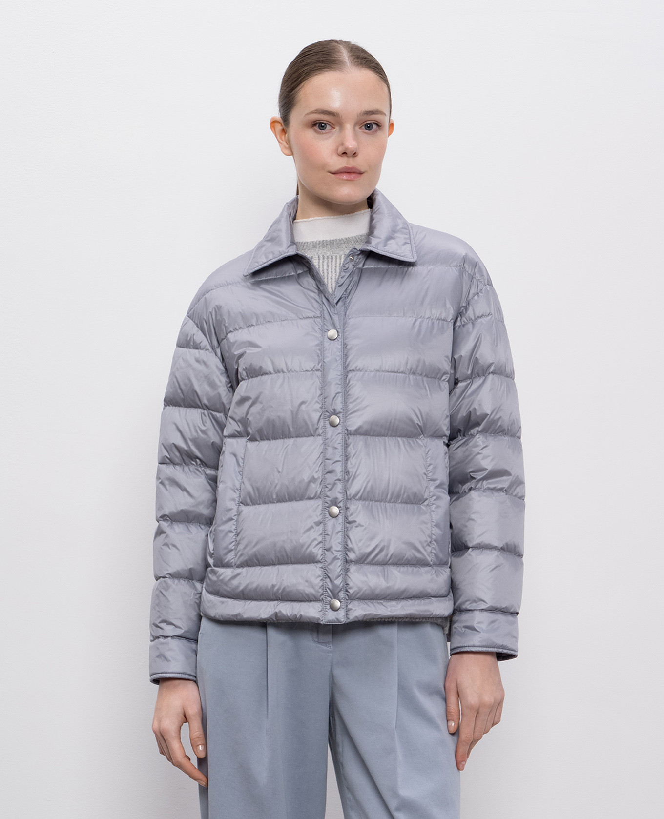 

Gray down jacket Peserico, Grey