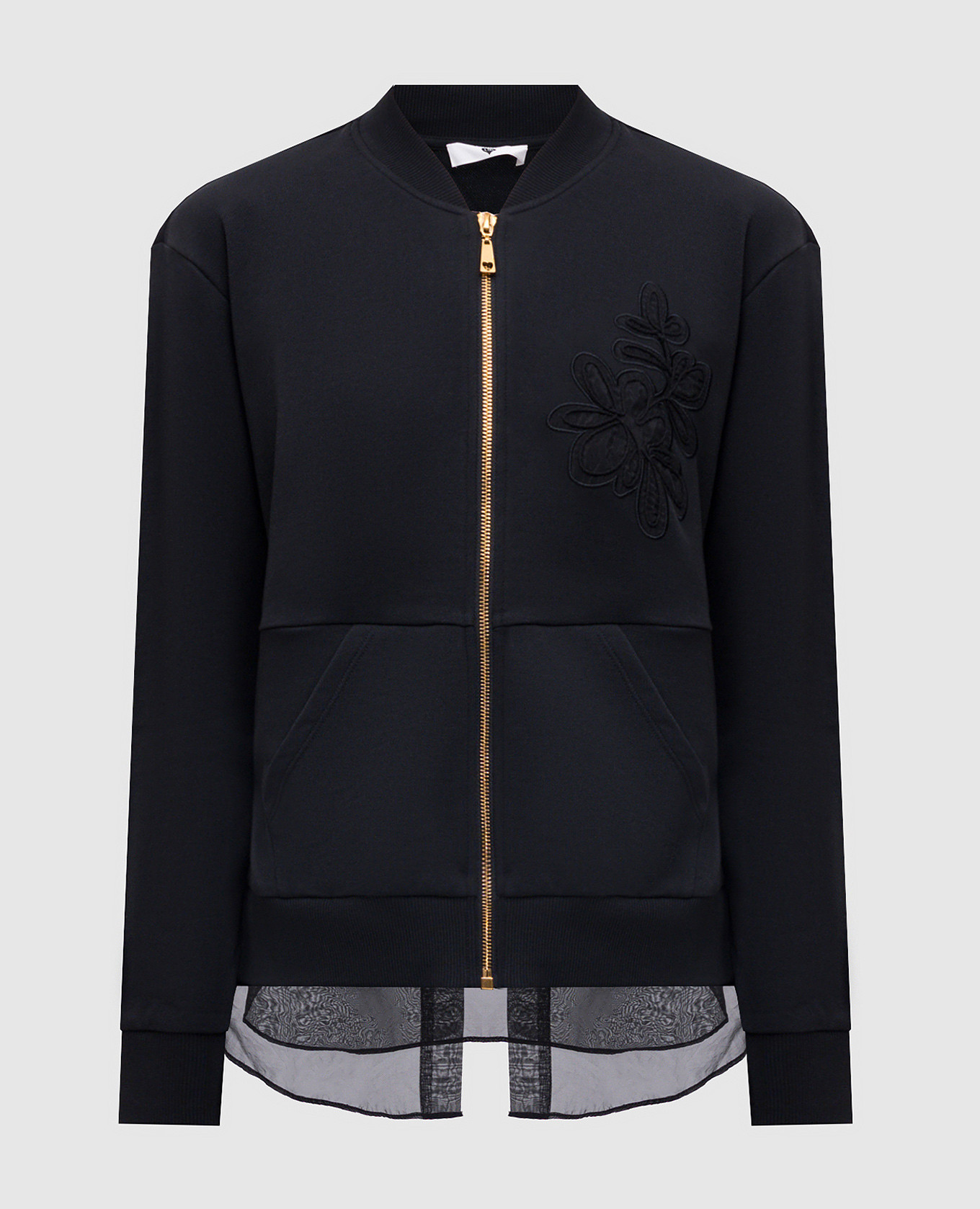 

Black double-breasted sports jacket Twinset