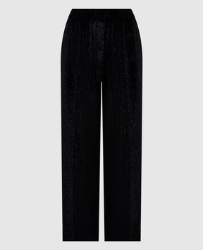 Peserico Black corduroy pants E0438601595