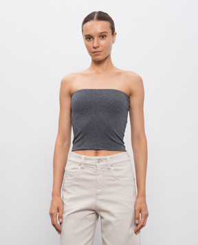 Brunello Cucinelli Gray top M0T1802B19