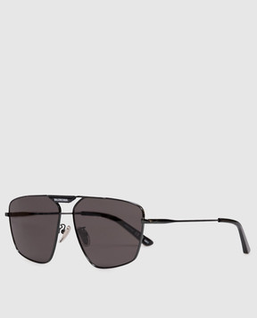 Balenciaga Tag 2.0 Navigator Black Sunglasses 703445T0005