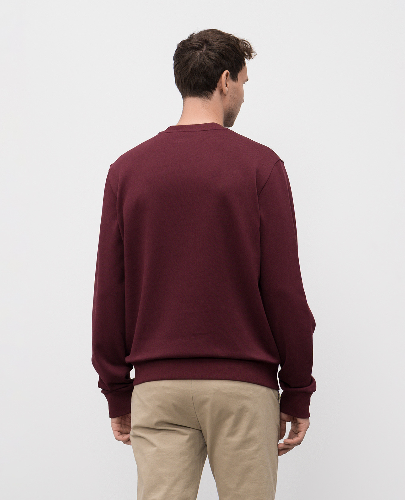 

Burgundy sweatshirt with logo Moncler