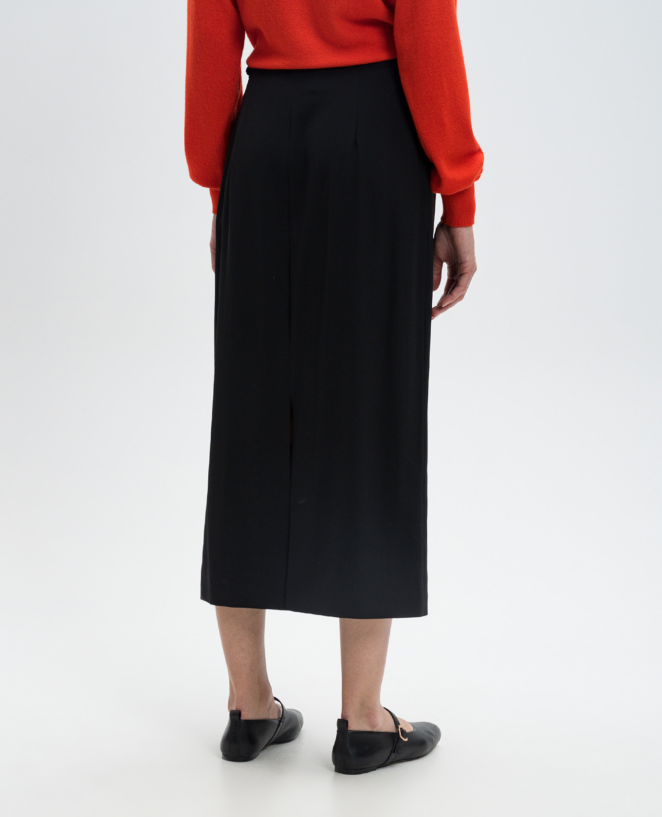 

Matias black skirt with wool The Row