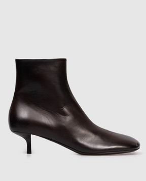 Marsell Cotama brown leather ankle boots MW8600P010