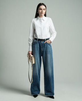 Valentino White straight cut shirt 4B0AB6955A6